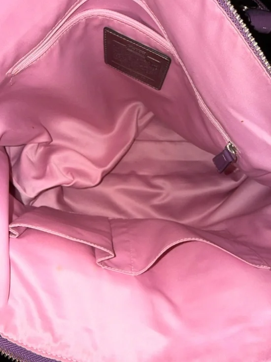 COACH POPPY Purple Women’s Tote Bag - Designer Style - Picture 13 of 17